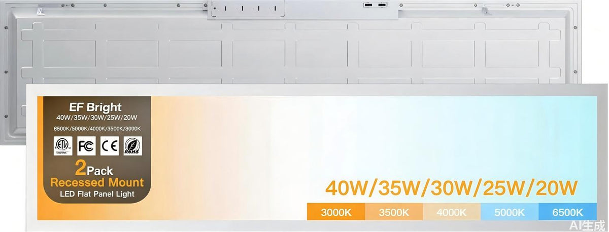 EFBright LED Flat Panel Lights 40W / 72W
