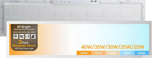 EFBright LED Flat Panel Lights 40W / 72W